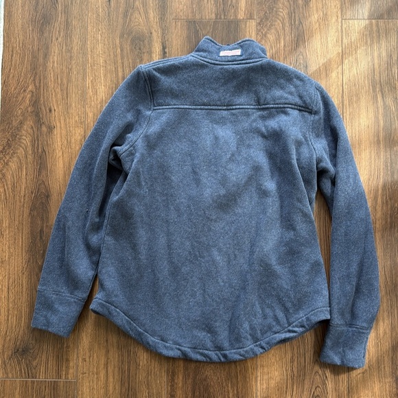 Vineyard Vines 1/4 Zip Shep Sweatshirt Small Pullover Navy New England - Picture 4 of 4